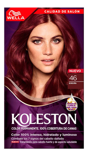 Tinte Para Cabello Koleston Borgoña 46