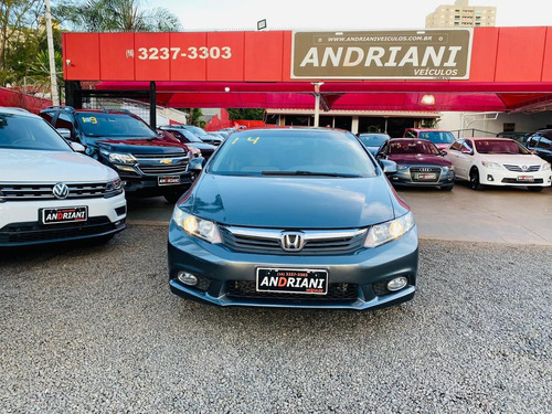 Honda Civic Sedan Lxs 1.8 Cinza 2014
