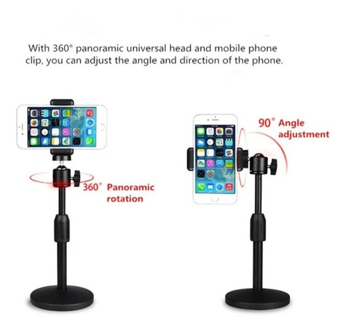 Imagen 3 de 7 de Soporte Celular Escritorio Universal Tiktoker Youtuber Stand