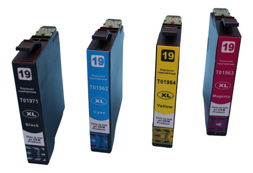Pack 4 Cartucho Tinta Genérico Ep T1971 1962 63 64 -211/201