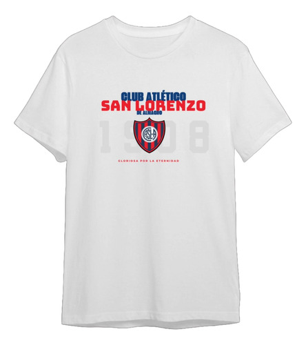 Remera San Lorenzo Casla Identidad Historia Estampada Regalo