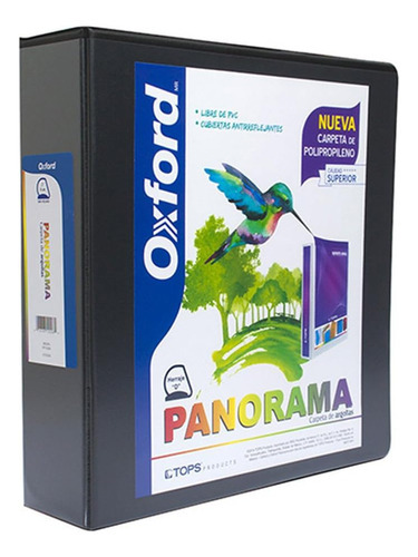 Carpeta Panoramica Oxford Pp10206 Carta 2puLG Arillo En D