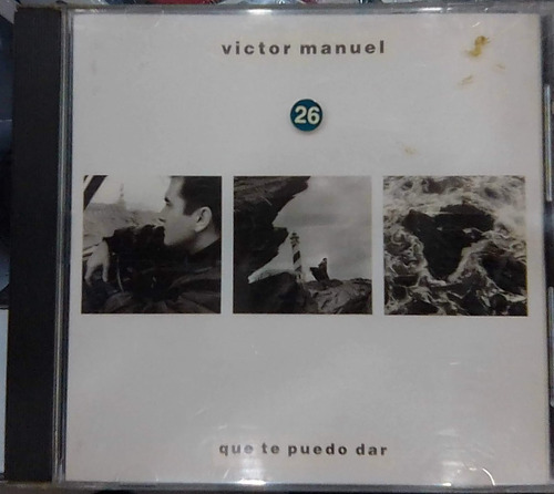 Victor Manuel. Que Te Puedo Dar. Cd Original Usado. Qqa.