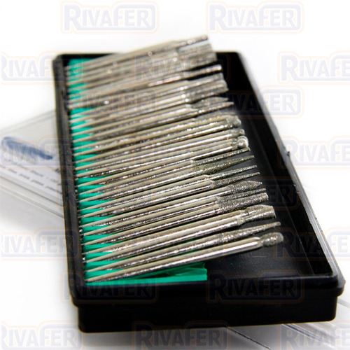 Imagen 2 de 9 de Fresas Diamantadas Minitorno Set X 30 Decker-dremel Prof.