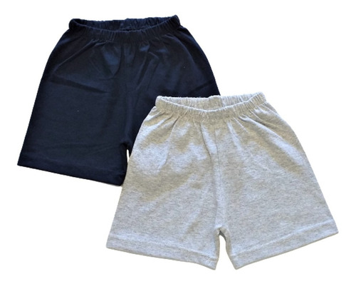 Pack X 2 Short Bebe Algodón Unisex Elástico Oferta