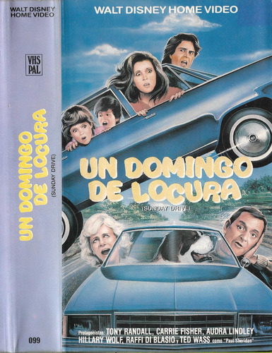 Un Domingo De Locura Vhs Disney Sunday Drive Español Latino