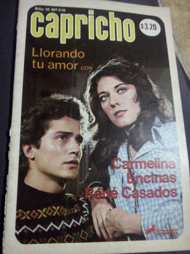 Carmelina Encinas, Rene Casados Fotonovela Capricho Valentin