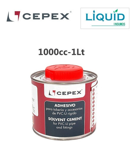 Pegamento Adhesivo Cepex 1000cc - Pvc