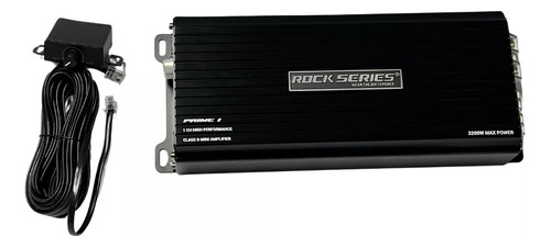 Amplificador Rks-prime1 Rock Series 1ch Classd Mini 4000wmax Color Negro