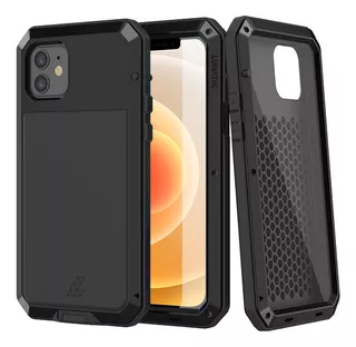 Funda Armor Survivor Compatible Con iPhone 12 Y 12 Pro Metal