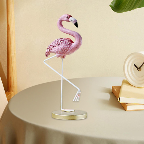 Escultura De Pájaro, Estatuilla De Jardín, Arte 10x10x25cm