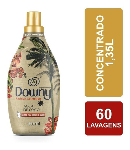 Amaciante Downy Fashion Collection Água De Coco 1,35 L