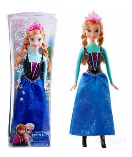 Muñeca Anna Disney Frozen Original De Mattel