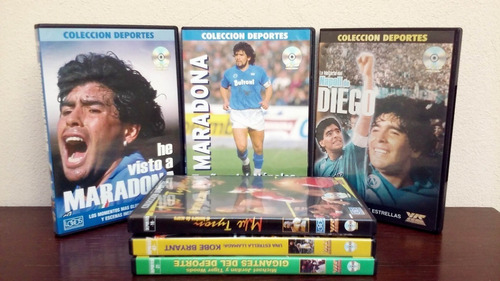 Coleccion Deportes - Lote 6 Dvd - Maradona Tyson Kobe Bryant