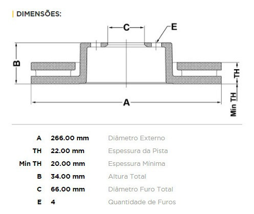 Imagem 5 de 7 de Pastilha E Disco Dianteiro Xsara Picasso 1.6 2005 - 2012