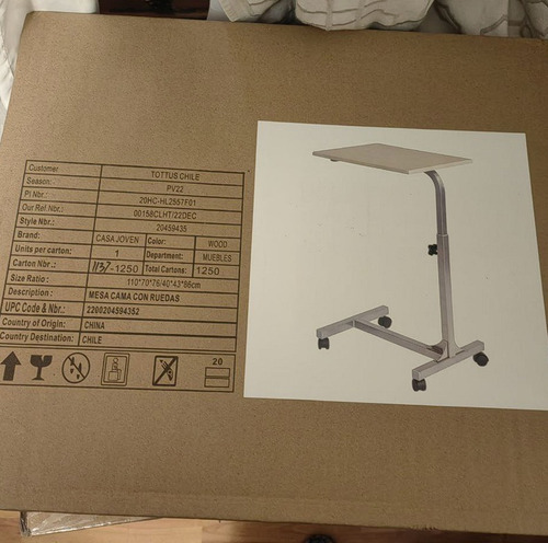 Mesa Para Cama Con Ruedas