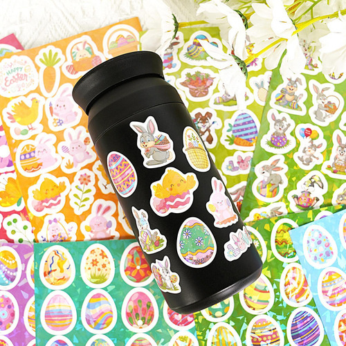 Pegatinas De Pascua Para Tarjetas Calcomanías De Pared De Pa