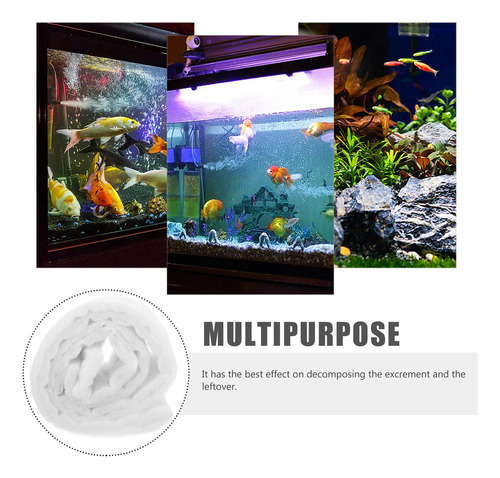 Almohadilla Para Pecera Con Filtro De Fibra Blanca Aquarium