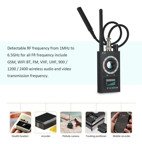 Detector Gps Detector De Señal Rf Buscador De Cámara Oculta