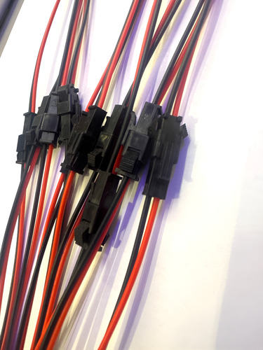 Conector Jst 2 Pinos Macho/fêmea Com Fio ( 10 Pares )