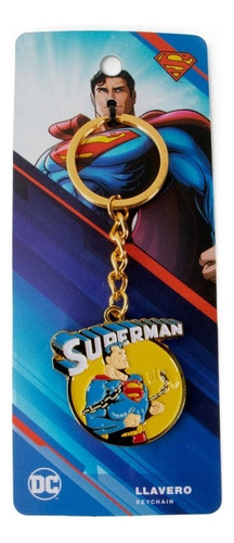 Llavero Geek Industry Super Man Super Héroe
