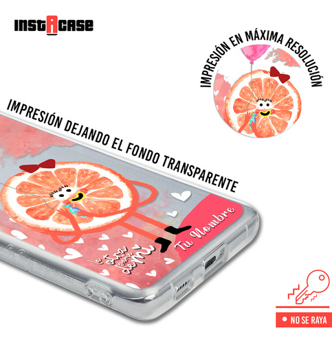 Funda Para Oppo De Parejas Media Naranja Nombre De Ella