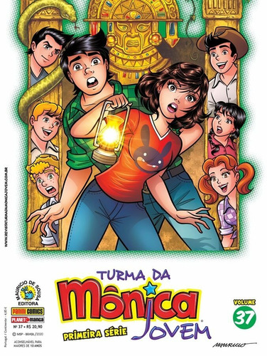 Turma da Mônica Jovem - Primeira Série - Vol. 37: Edições 82, 83 e 84, de Mauricio de Sousa. Editora Panini Brasil LTDA, capa mole em português, 2020