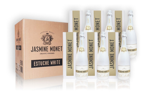 Jasmine Monet Champagne White C/estuche Caja X6u 750ml