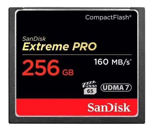 Tarjeta Memoria 256gb Compactflash Sandisk Extreme Pro
