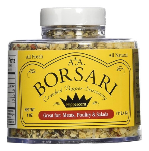 Mezcla De Condimentos De Pimienta Agrietada Borsari Mezcla