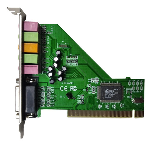 Tarjeta Sonido Pci Audio 5.1 Computadora Pc Torre Escritorio