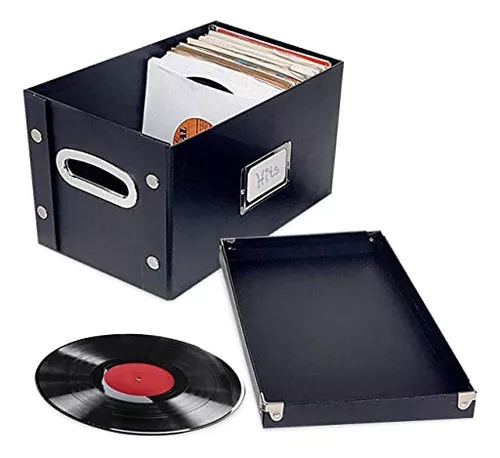 Caja de almacenamiento de vinilo para discos - 7 pulgadas - Vinilo nar –  Unique Sound and Light