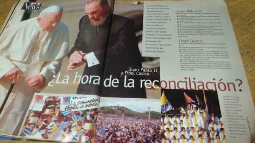 Revista Para Ti 3943 Año 1998 Juan Pablo 2º Fidel Castro