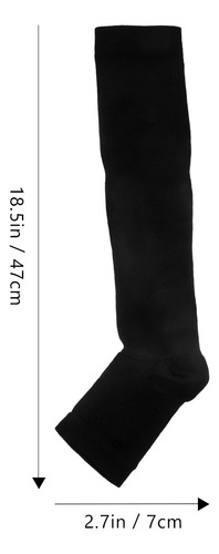 2 Pares De Medias Elásticas Para Pantorrillas, Calcetines De