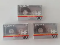 Comprar 3 Fitas Cassetes Lacradas Sony Hf-90 (made In Japan)