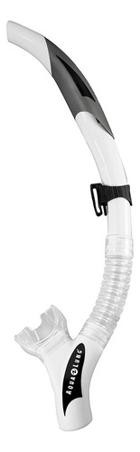 Snorkel Aqua Lung Modelo Impulse-3 Flex, Branco Artico