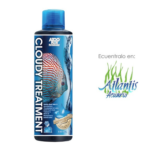 Cloudy Treatment Azoo Plus 120ml Aclarado Rapido Agua Turbia