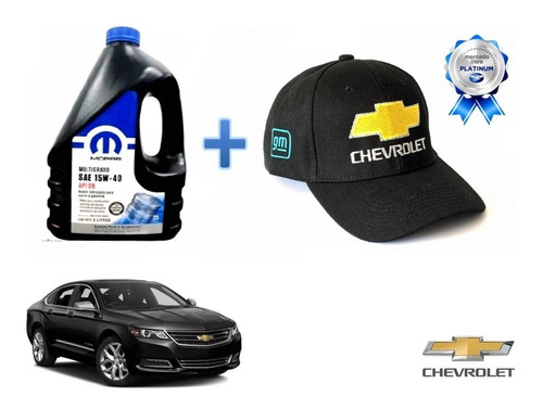 Garrafa Aceite Mopar + Gorra Chevrolet Impala 2014 A 2019