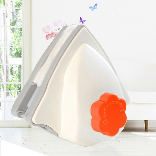 Limpiacristales Triangular Lavado Cristal Gris Naranja