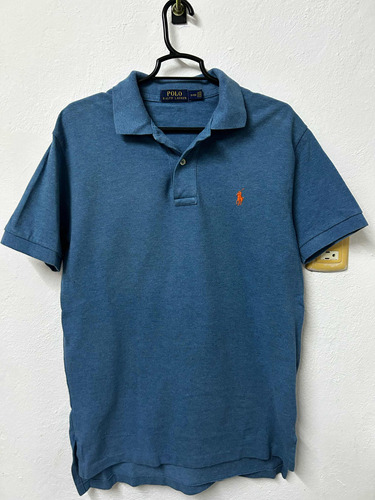 Playera Ralph Lauren Tipo Polo Azul