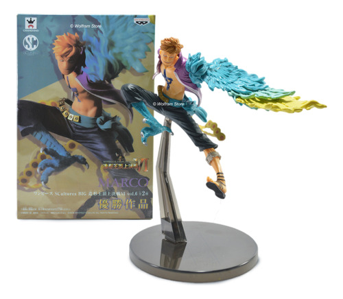 Figura Muñeco Gashapone One Piece Marco Fenix Tori Tori