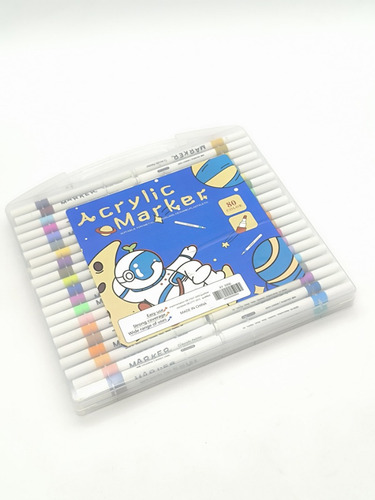 Lápices Acrílicos Marcadores 80 Colores Acrylic Paint Marker