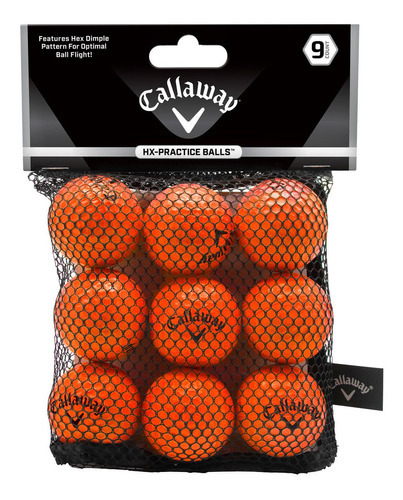Pelota De Golf Callaway Soft Flight Balls 9pack - Naranja