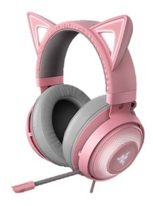 Fone Gamer Razer Kraken Kitty Quartz Chroma Usb Thx 7.1 Spat