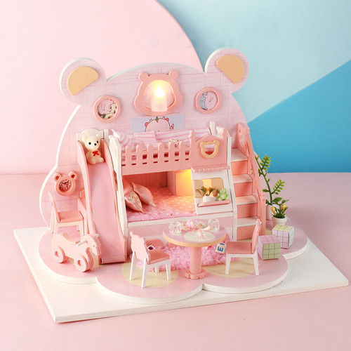 Casa De Muñecas Diy Juguete Para Niñas