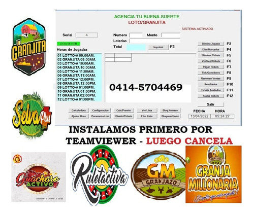 Programa Para Vender Animalitos Sin Internet Autobanqueo!