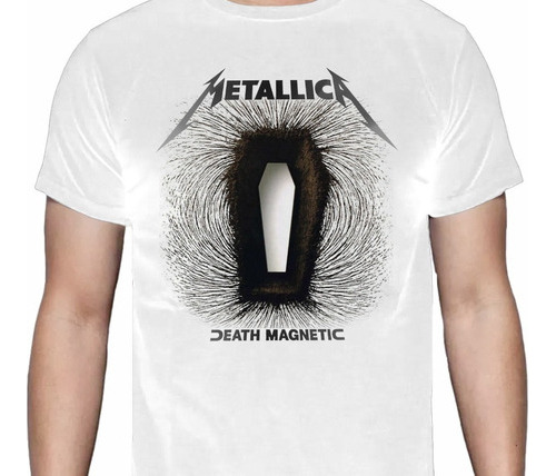 Metallica - Death Magnetic - Blanca - Metal - Polera - Cyco 