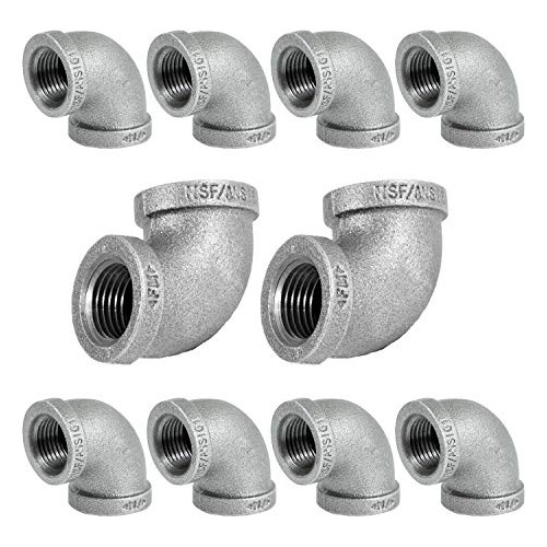Gmnl001210 Codo De 90 Grados De 1/2 Pulgada De Hierro M...