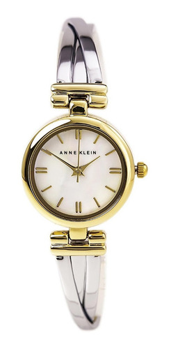 Mop Dial Dos Tono Oro Anne Klein 1171mptt Mujeres Plateado