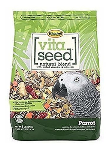 Higgins Vita Seed Natural Parrot 5 Lb, Large